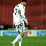 Cristiano Ronaldo leaves the pitch after his red card against Athletic Bilbao/AFP pic.