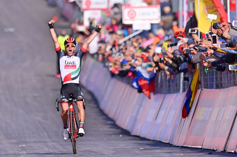 Polanc conquers Etna, Jungels in Giro pink