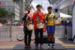 29th SEA Games KL2017 Cycling Basikal Criterium Women Podium Winner – Women’s criterium SEA Games KL2017 cycling podium winner. From left;Jupha Somnet, Nguyen Thi That and Jutatip Maneephan.