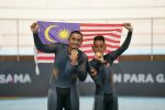 9th ASEAN Para Games KL2017 – Cycling Track 3000m Individual Pursuit C1 C2 C3 – Malaysia – M.Amin Najmi Rozmi & M.Firdaus M.Zonis(left)