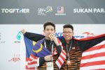 9th ASEAN Para Games KL2017 – Swimming 100m Freestyle S14 – Anas Bin Zul Amirul Sidi(left) & Zadrian Chan Zhi Weng