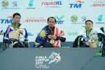 9th ASEAN Para Games KL2017 – Swimming 50M Backstroke Men S4 Gold Medallist – Malaysia Anderson Anak Jamba