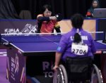 9th ASEAN Para Games KL2017 – Table Tennis Women Single 5 – Malaysia Chung Sow Fun vs Thailand Supalak Butgunha