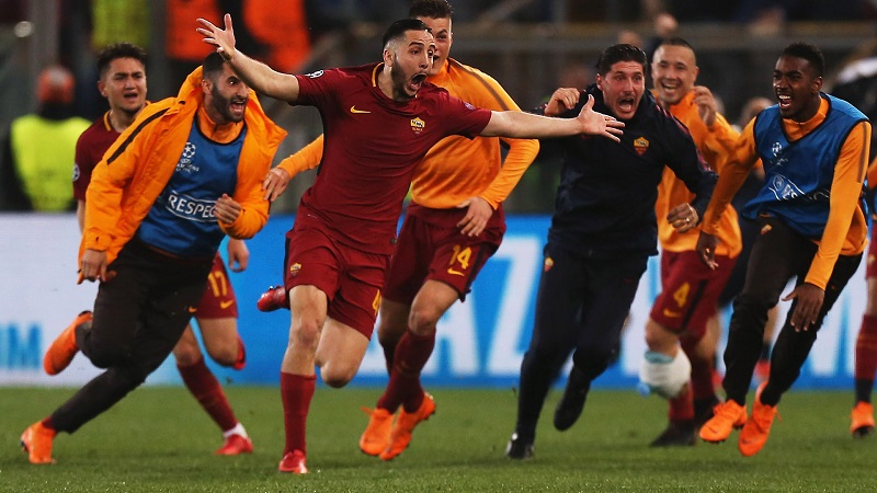 Roma dreaming of Kiev after magical recovery against Barcelona