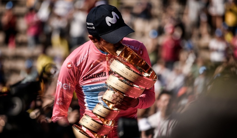 Richard Carapaz, first Ecuadorian winner of the Giro d’Italia