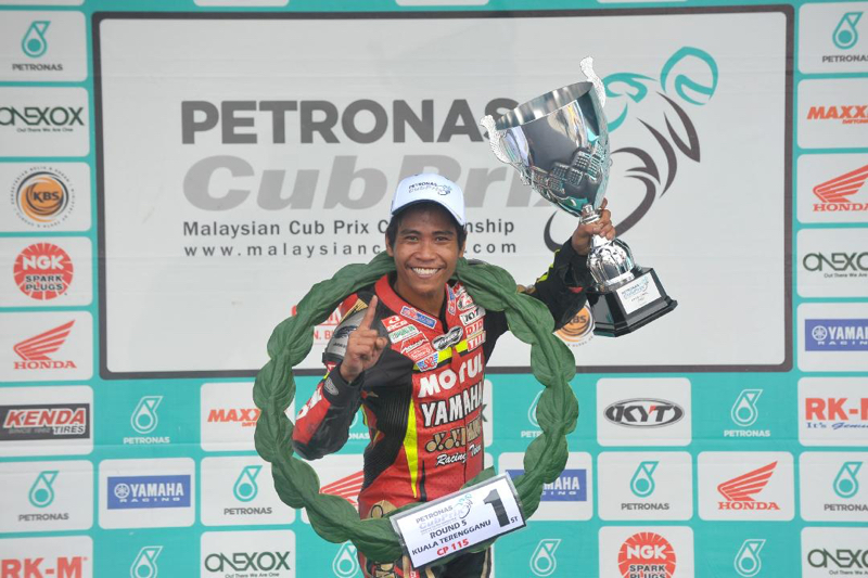Penamat satu dua pelumba Motul YY Pang Racing di Kuala Terengganu