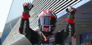Redding powers to second victory; Rea only sixth