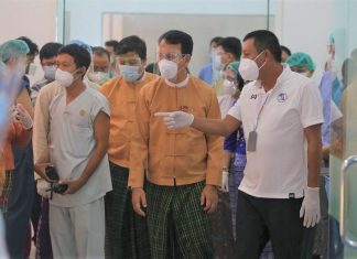 Myanmar’s biggest ICU, HDU Centres completed at Thuwanna Stadium