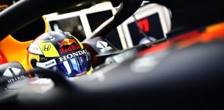 Checo on the charge with first Red Bull Racing run
