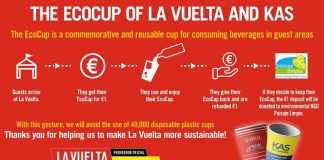 EcoCup: the project by KAS to contribute to the most sustainable edition of La Vuelta