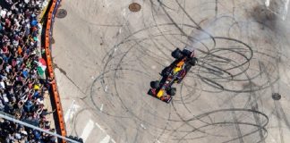 Checo’s first rodeo – Red Bull Racing Honda takes to the streets of Dallas