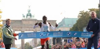 Ratified: Kipchoge’s marathon world record, and world U20 records for Jamaica and Tebogo