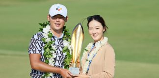 Korea’s Si Woo Kim enjoys perfect wedding gift with career fourth win at Sony Open in Hawaii