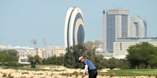 Suradit shows no fear in brutal wind at International Series Qatar
