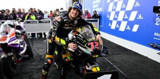 Brilliant Bezzecchi bags maiden win as Bagnaia crashes