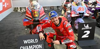 Bagnaia clinches title with a win as Martin & Marc Marquez crash out
