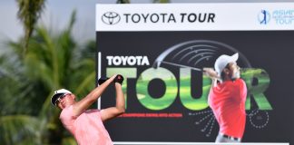 Three-way tie in Toyota Tour Championship; Galven Green in striking form