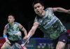 Aaron/Soh survive early scare to reach last 16
