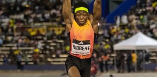 Ratified: World U20 record for Hibbert