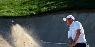 Filipino Rico Hoey hits 10 birdies to co-lead The American Express