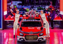 LĂŠo Rossel and Guillaume Mercoiret take victory at the Rallye Monte-Carlo at the wheel of their C3Rally2