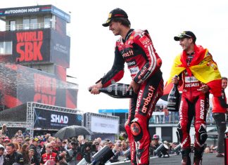 Bulega fends off teammate challenge in Most duel