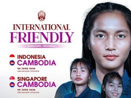 Cambodia women’s team to play two friendly matches in June