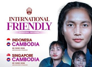 Cambodia women’s team to play two friendly matches in June
