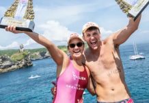 Comeback king Heslop and dominant Iffland win Red Bull Cliff Diving season opener in Bali