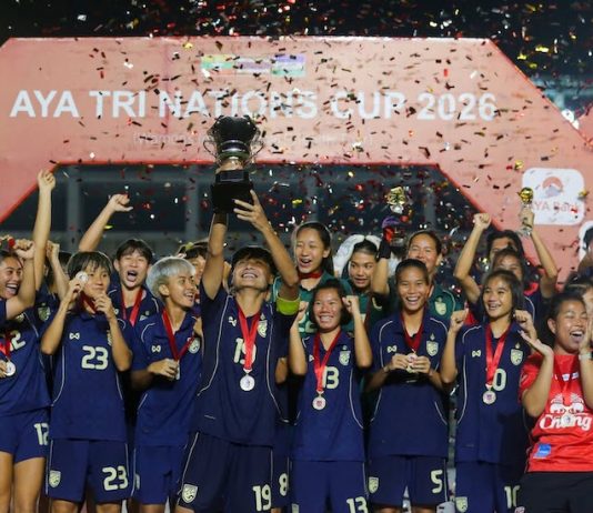 Thailand women’s team crowned champions of AYA Tri Nations Cup