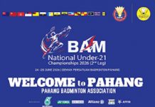 Champ Kean Wei into Third Round of Second Leg, Men’s Singles BAM National U21 Championships