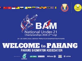 Champ Kean Wei into Third Round of Second Leg, Men’s Singles BAM National U21 Championships