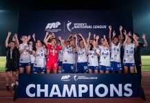 Lion City Sailors FC ‘B’ are champions of the 2026 Women’s National League