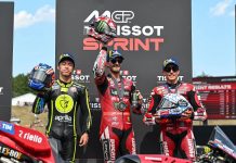 Bagnaia holds off Ogura and Marquez for sublime Sprint gold