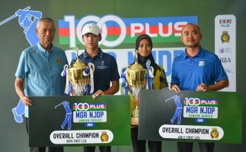 Andrew Yap, Amirah Nur Hanania Dinobat Juara Kejohanan Golf 100PLUS MGA NJDP Pusingan Pertama 2026