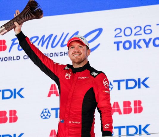 Cassidy returns to the podium for Citroën Racing Formula E team in Tokyo’s first-ever night race