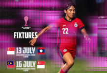 Singapore to face Laos and Malaysia at AFF Women’s Cup 2026