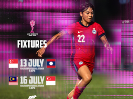 Singapore to face Laos and Malaysia at AFF Women’s Cup 2026