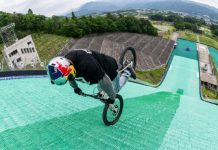 Tomomi Nishikubo Makes History with World’s First Fakie Nose Manual Down an Olympic Ski Jump