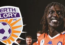 Perth Glory sign cup standout Cher Deng