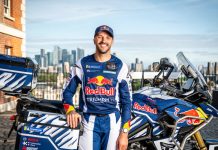 British Dakar Rally Champion Sunderland aims to become the Fastest Person to Circumnavigate the Globe on a Motorcycle