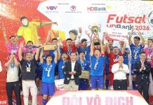 Third HDBank National Futsal Cup in a row for Thai Son Bac