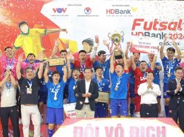 Third HDBank National Futsal Cup in a row for Thai Son Bac