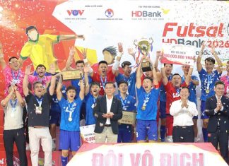 Third HDBank National Futsal Cup in a row for Thai Son Bac