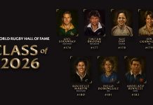 Five more rugby greats complete prestigious World Rugby Hall of Fame class of 2026